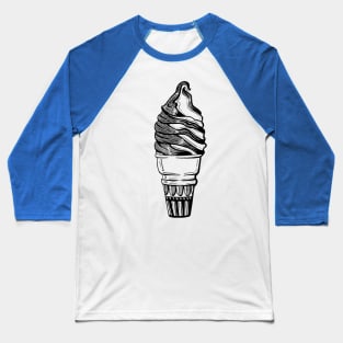 Ice Cream Swirl Baseball T-Shirt